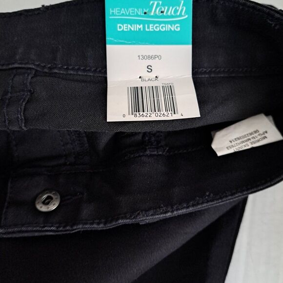 Riders Lee Women's Skinny Pull on Pants Black Comfort Classic Sz Small 30" Waist - Picture 8 of 8